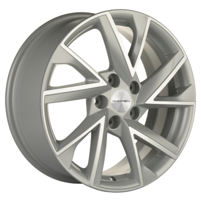 Khomen Wheels 7x17/5x108 ET50 D63,3 KHW1714 (Kuga/Focus) F-Silver-FP