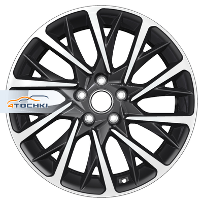 Khomen Wheels 7,5x18/5x112 ET45 D57,1 KHW1804 (Karoq) Black-FP