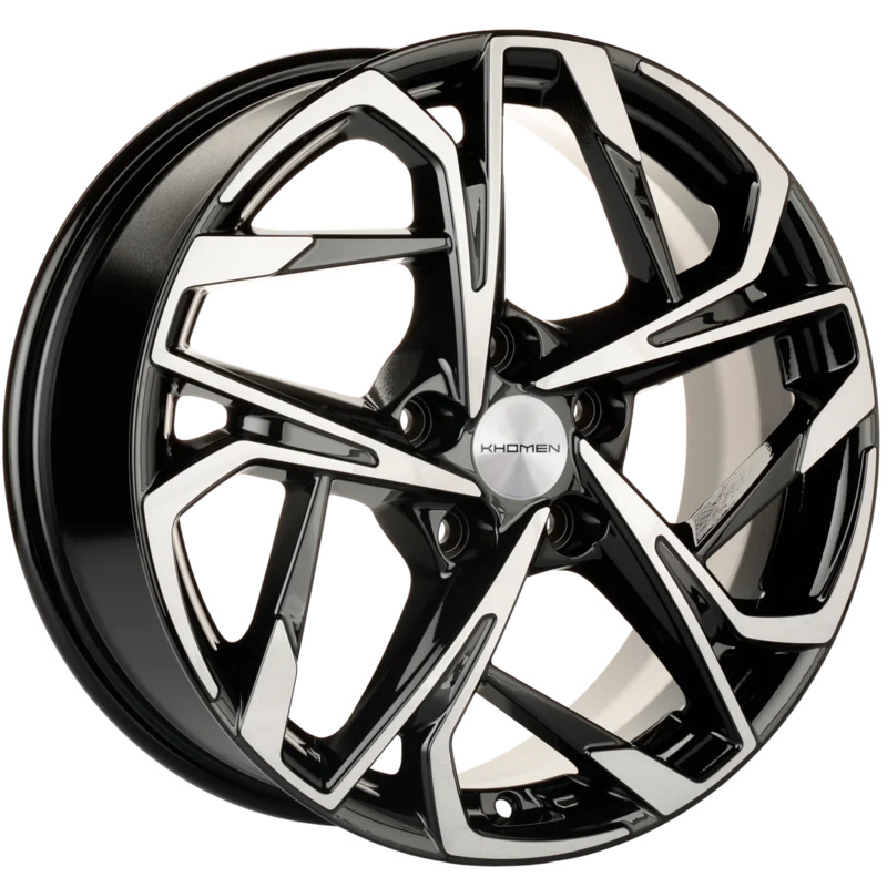 Khomen Wheels 7x17/5x114,3 ET45 D67,1 KHW1716 (CX-5/i40/X-Trail) Black-FP