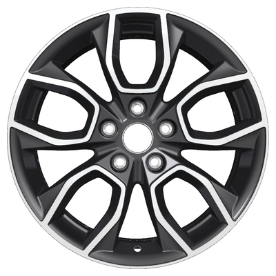 Khomen Wheels 7x17/5x114,3 ET45 D67,1 KHW1713 (CX-5/i40/X-Trail) Black-FP