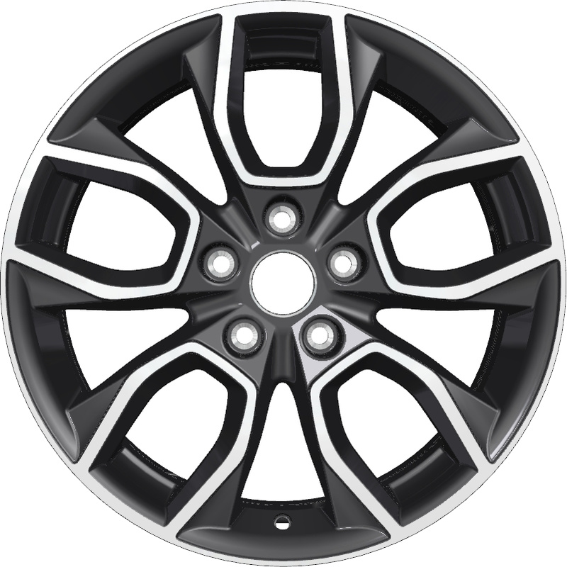 Khomen Wheels 7x17/5x112 ET40 D57,1 KHW1713 (Kodiaq/Tiguan) Black-FP