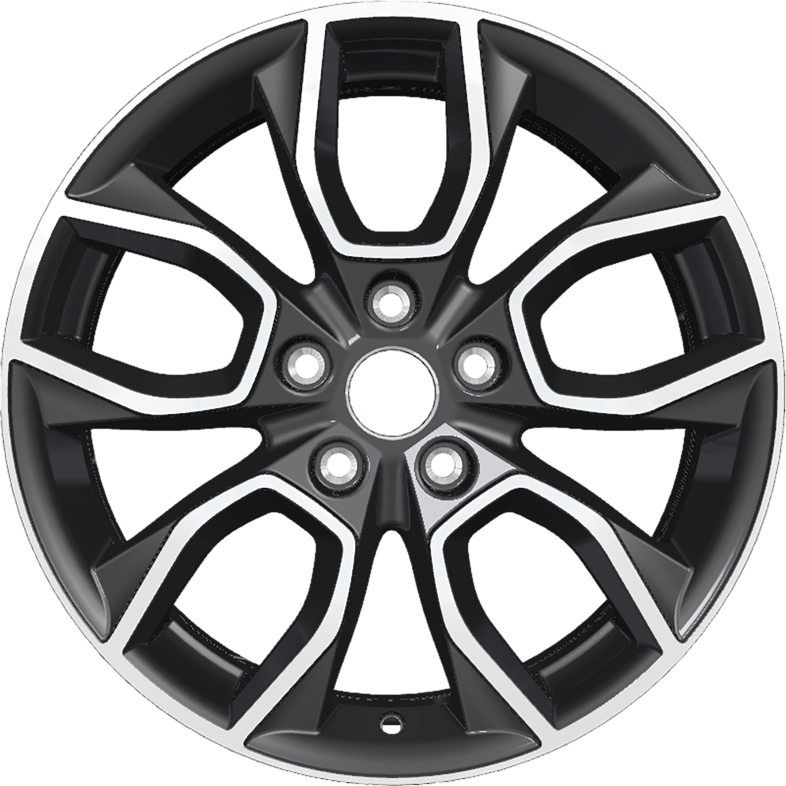 Khomen Wheels 7x17/5x112 ET45 D57,1 KHW1713 (Karoq) Black-FP