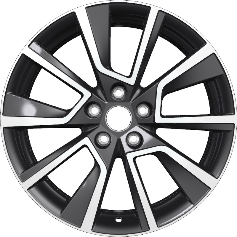 Khomen Wheels 7x18/5x114,3 ET35 D66,1 KHW1802 (Koleos) Black-FP