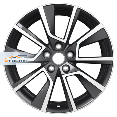 Khomen Wheels 7x18/5x114,3 ET45 D60,1 KHW1802 (Changan/Geely/Lexus/Suzuki/Toyota) Black-FP
