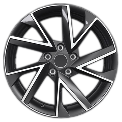 Khomen Wheels 7x17/5x114,3 ET45 D66,1 KHW1714 (Teana/X-trail) Black-FP