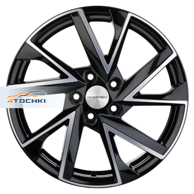 Khomen Wheels 7x17/5x114,3 ET50 D67,1 KHW1714 (CX-5/Seltos/Optima) Black-FP