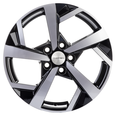 Khomen Wheels 7x17/5x114,3 ET50 D67,1 KHW1712 (CX-5/Seltos/Optima) Black-FP