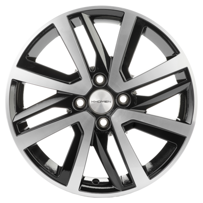 Khomen Wheels 6x16/4x100 ET37 D60,1 KHW1609 (Stepway) Black-FP