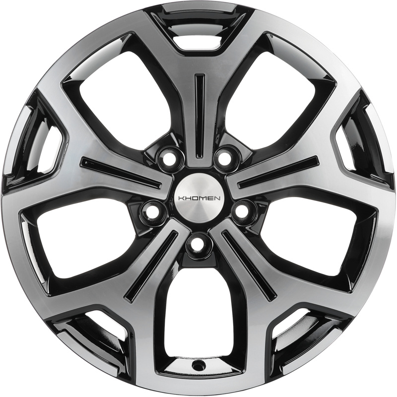 Khomen Wheels 6,5x17/5x108 ET50 D63,3 KHW1710 (Focus) Black-FP