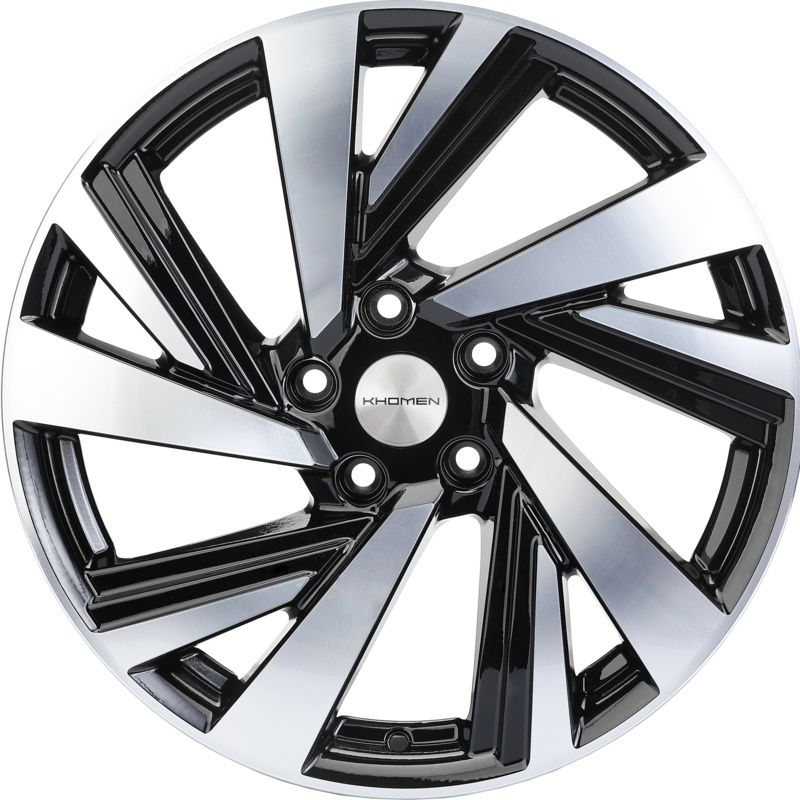 Khomen Wheels 7,5x18/5x112 ET43 D57,1 KHW1801 (Kodiaq/Tiguan) Black-FP