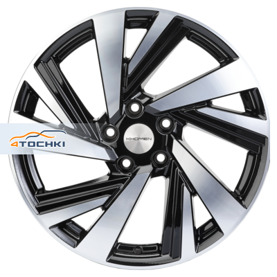 Khomen Wheels 7,5x18/5x114,3 ET45 D67,1 KHW1801 (Xceed/CX-3/5) Black-FP