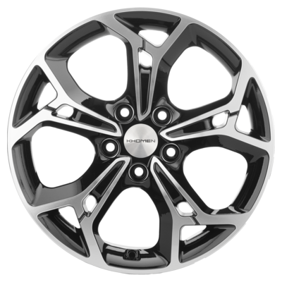 Khomen Wheels 7x17/5x114,3 ET50 D67,1 KHW1702 (CX-5/Seltos/Optima) Black-FP
