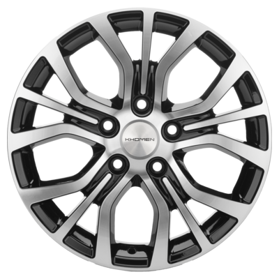 Khomen Wheels 6,5x16/5x114,3 ET45 D60,1 KHW1608 (Toyota/Suzuki) Black-FP