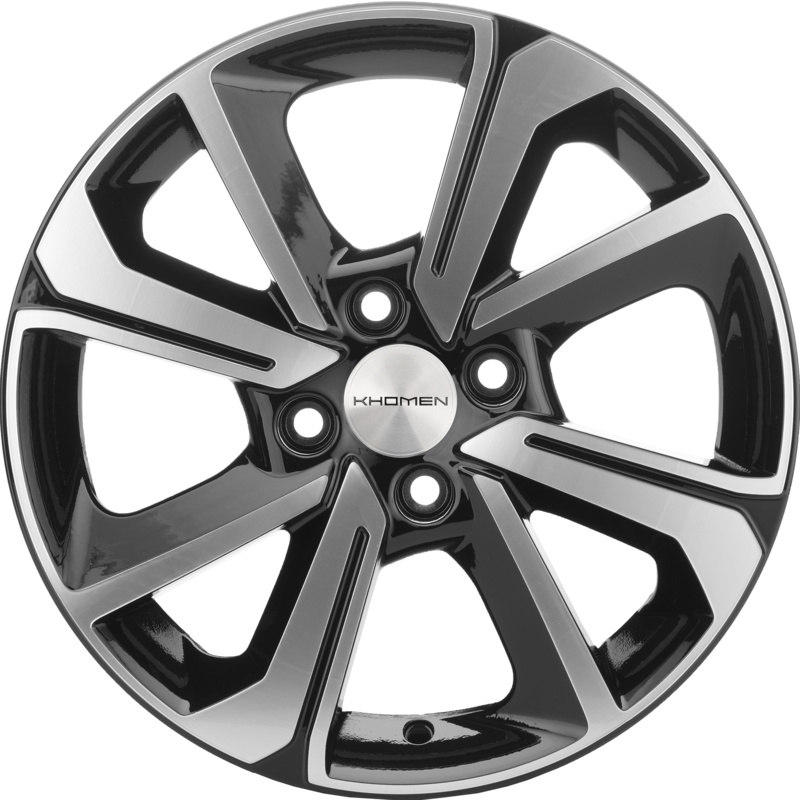 Khomen Wheels 6x15/4x100 ET48 D54,1 KHW1501 (Rio/Solaris) Black-FP