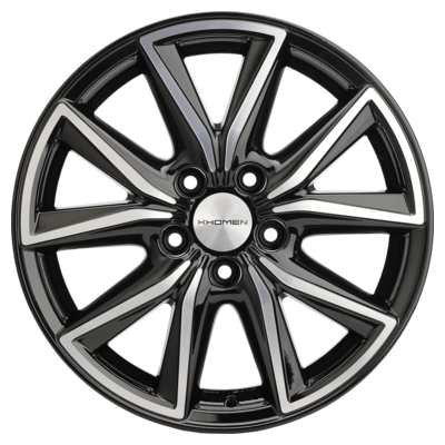 Khomen Wheels 7x17/5x114,3 ET39 D60,1 KHW1706 (RAV4) Black-FP