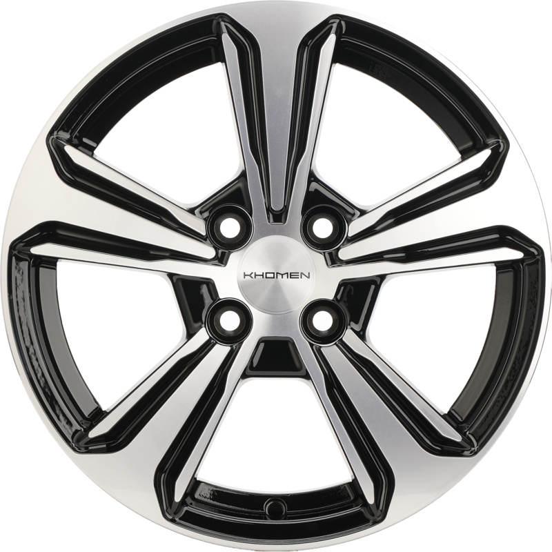 Khomen Wheels 6x15/4x100 ET46 D54,1 KHW1502 (Rio/Solaris) Black-FP