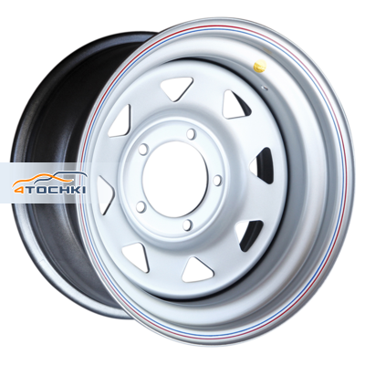Off-Road Wheels 8x16/5x139,7 ET-19 D110 УАЗ (треуг. мелкий) Серебристый