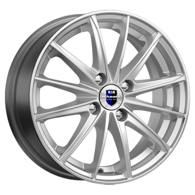 K&K 6x15/4x100 ET35 D67,1 Пойнт Бланк (KC884) Сильвер SK