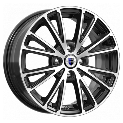 K&K 6x15/4x100 ET45 D67,1 Меандр (КС888) Алмаз черный SK