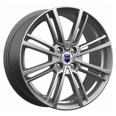 K&K 7x17/5x114,3 ET45 D66,1 Эрфурт (КС898) Дарк платинум