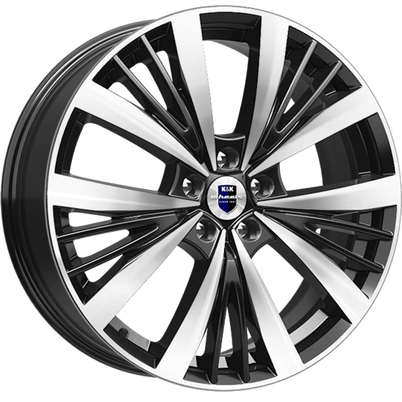 K&K 7,5x19/5x112 ET40 D66,6 Марвел (КС881) Алмаз черный SK