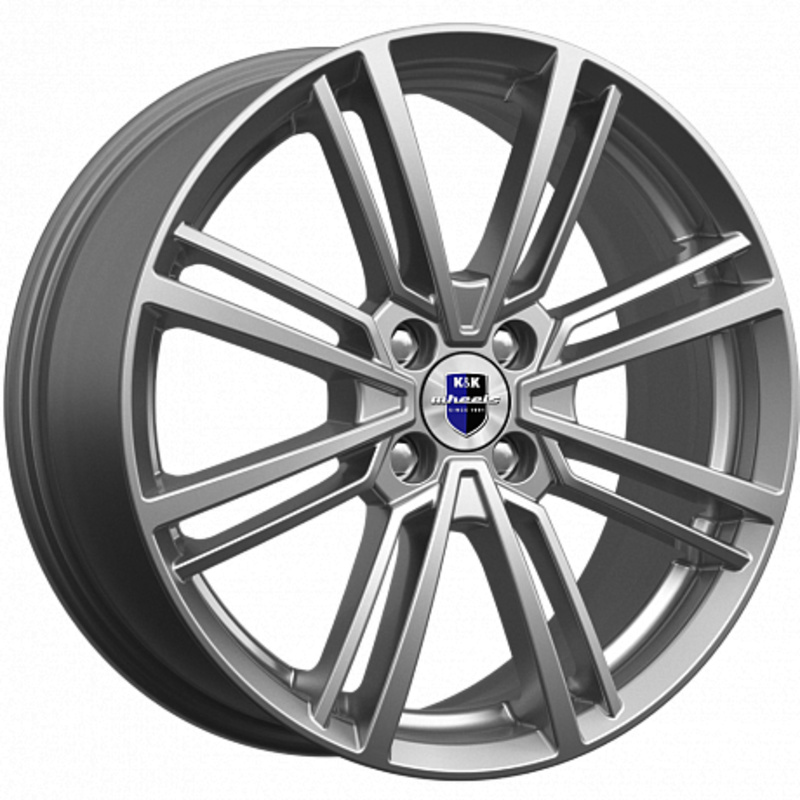 K&K 7x17/5x108 ET50 D63,35 Эрфурт (КС898) Дарк платинум