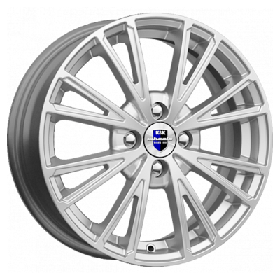 K&K 6x15/4x100 ET40 D67,1 Меандр (КС888) Сильвер SK