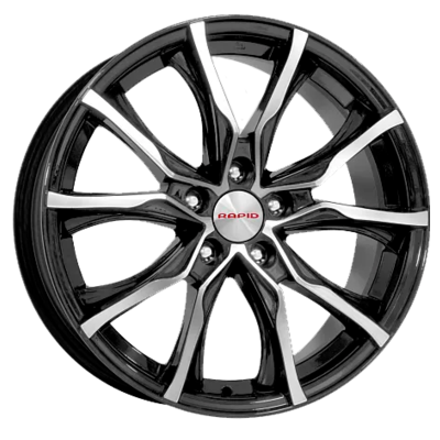 K&K 7,5x17/5x114,3 ET46 D67,1 Твист-оригинал (КС697М) Алмаз черный