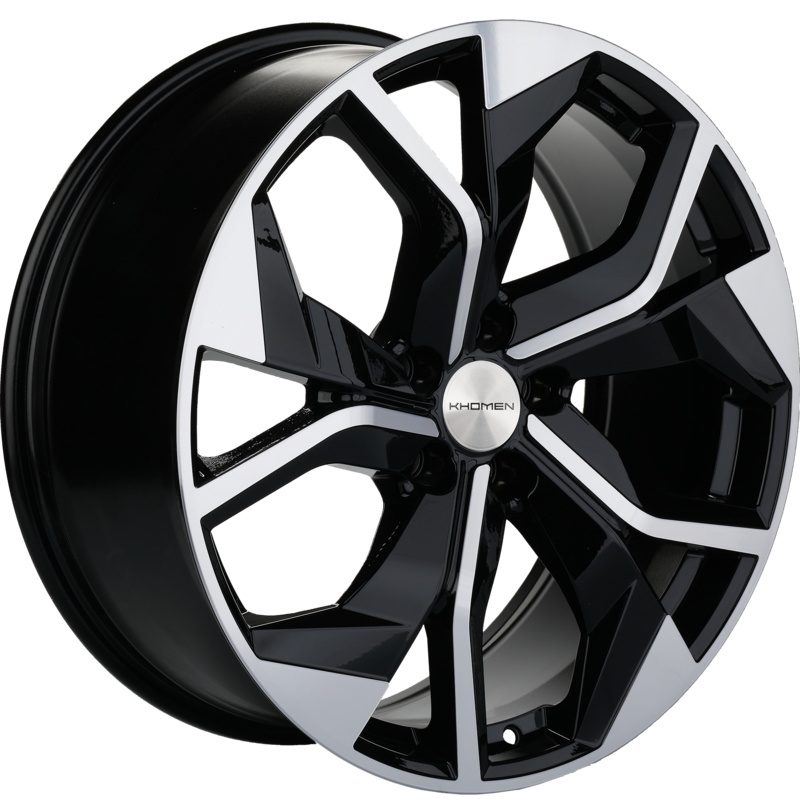 Khomen Wheels 8,5x20/5x112 ET33 D66,6 KHW2006 (Audi/VW) Black-FP