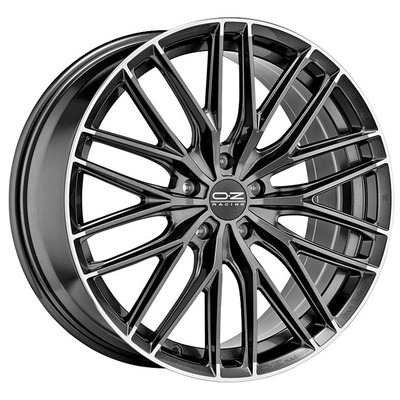 OZ 8,5x19/5x114,3 ET35 D75 Gran Turismo HLT Star Graphite Diamond Lip