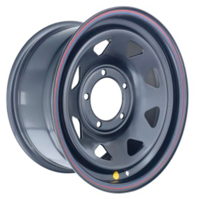 Off-Road Wheels 7x16/5x139,7 ET15 D110 УАЗ Х (треуг. мелкий) Черный (с увелич.полкой)