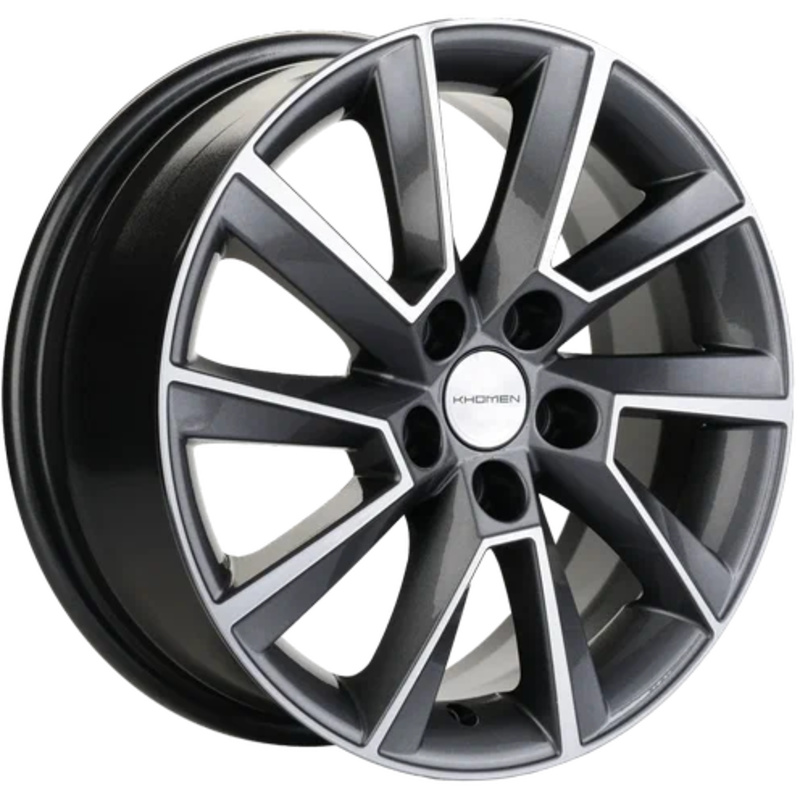 Khomen Wheels 6x15/5x100 ET38 D57,1 KHW1507 (Rapid/Fabia) Gray-FP