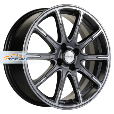 Khomen Wheels 6,5x17/4x100 ET43 D60,1 KHW1707 (Lada Vesta Cross) Gray-FP