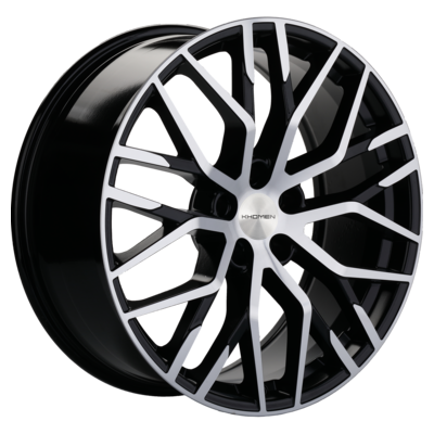 Khomen Wheels 8,5x20/5x112 ET30 D66,5 KHW2005 (Audi/VW) Black-FP