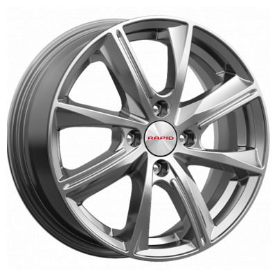 K&K 6x15/4x100 ET40 D60,1 Арнар-оригинал (КС890) Дарк платинум
