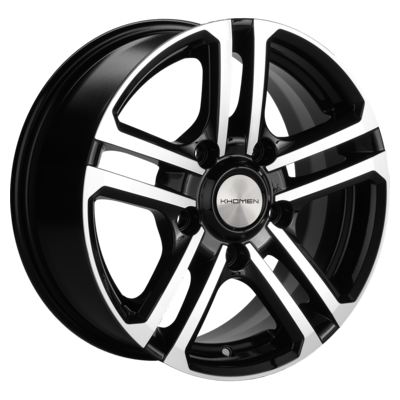 Khomen Wheels 6,5x16/5x139,7 ET40 D98,5 KHW1602 (Niva 4x4) Black-FP