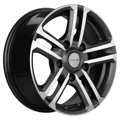 Khomen Wheels 6,5x16/5x139,7 ET35 D98,5 KHW1602 (Niva 4x4 Bronto) Gray-FP