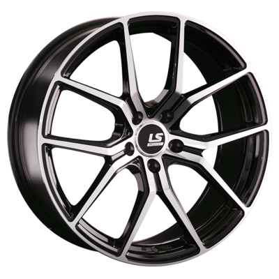 LS FlowForming 8,5x19/5x112 ET35 D66,6 RC47 BKF (конус)