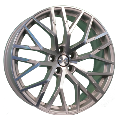 Khomen Wheels 8,5x20/5x112 ET33 D66,5 KHW2005 (Audi/VW) Brilliant Silver-FP