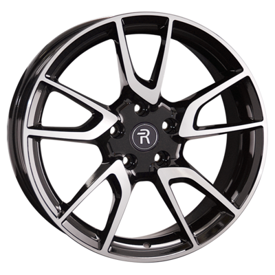 Replay 8x18/5x114,3 ET30 D60,1 LX187 BKF (конус, C570)