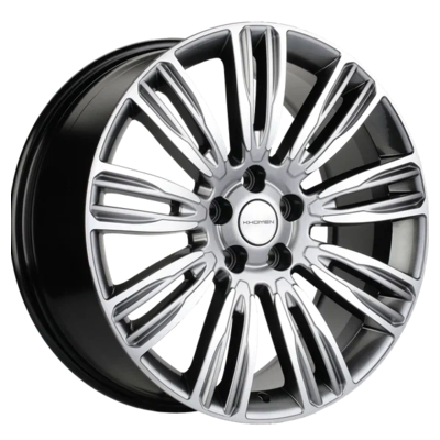Khomen Wheels 8,5x20/5x120 ET45 D72,6 KHW2004 (RRover) Dark Chrome-FP