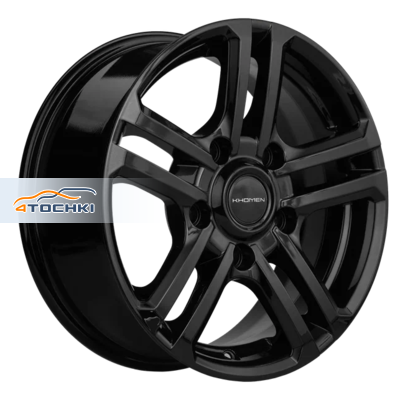 Khomen Wheels 6,5x16/5x139,7 ET35 D98,5 KHW1602 (Niva 4x4 Bronto) Black