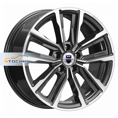 K&K 7,5x17/5x114,3 ET45 D67,1 Лацио (КС964) Алмаз черный