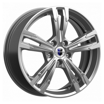 K&K 7x18/5x112 ET43 D57,1 Karrera Light (КС935) Дарк платинум брайт