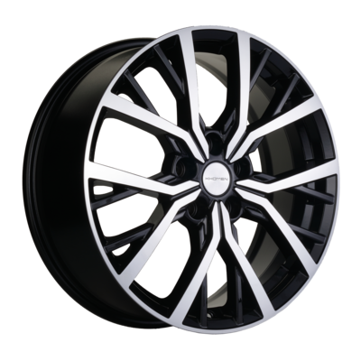 Khomen Wheels 7x18/5x114,3 ET45 D66,1 KHW1806 (Teana/X-trail/Juke) Black-FP