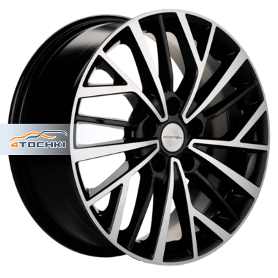 Khomen Wheels 7x17/5x114,3 ET45 D60,1 KHW1717 (Changan/Geely/Lexus/Toyota) Black-FP