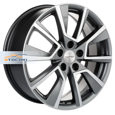 Khomen Wheels 7x18/5x114,3 ET50 D54,1 KHW1802 (Coolray) Gray-FP
