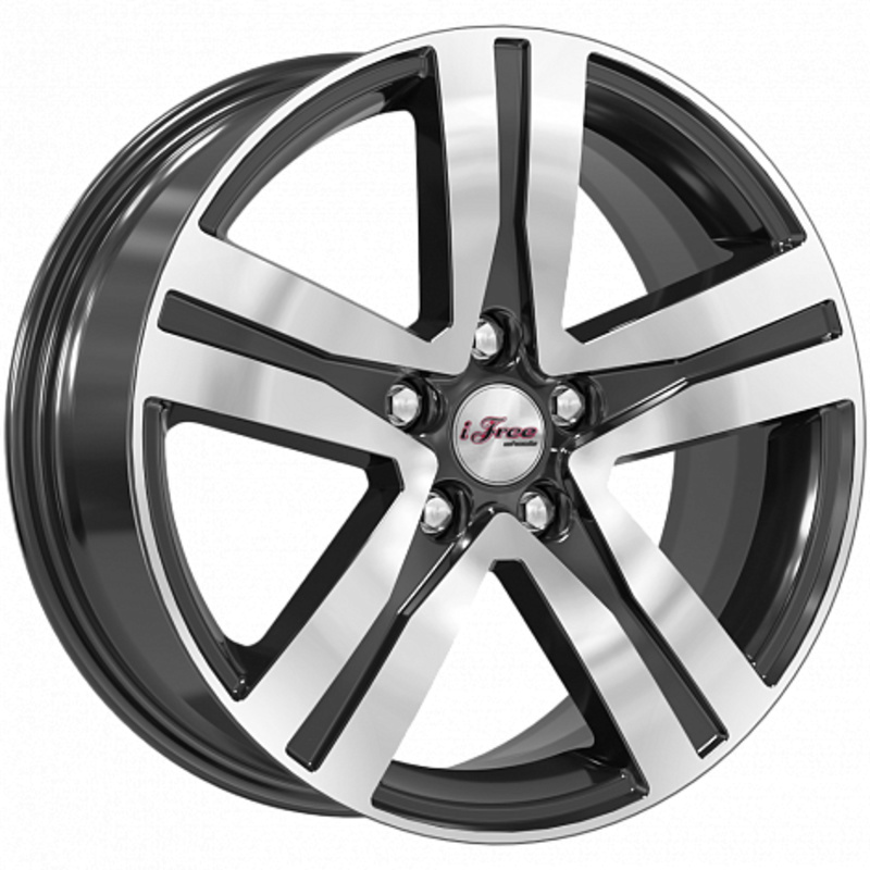 iFree 7x17/5x108 ET45 D67,1 Rebel (КС913) Блэк Джек