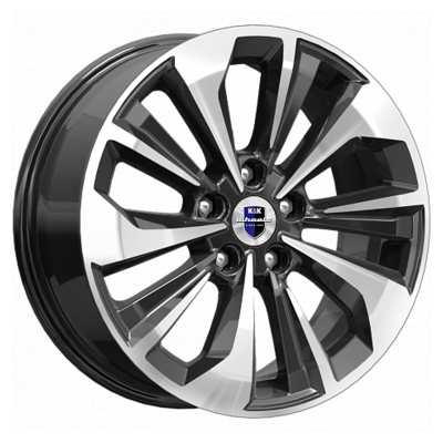 K&K 7x17/5x112 ET40 D57,1 Авиор (КС936) Алмаз черный