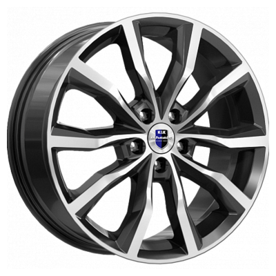 K&K 7,5x18/5x108 ET45 D67,1 Портер (КС906) Алмаз черный